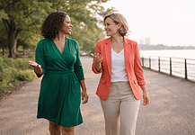 The Walking Meeting: Combining Exercise with Productivity